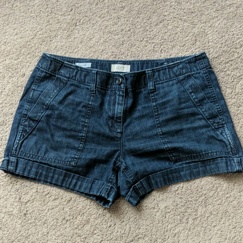 Loft jean shorts 3" inseam